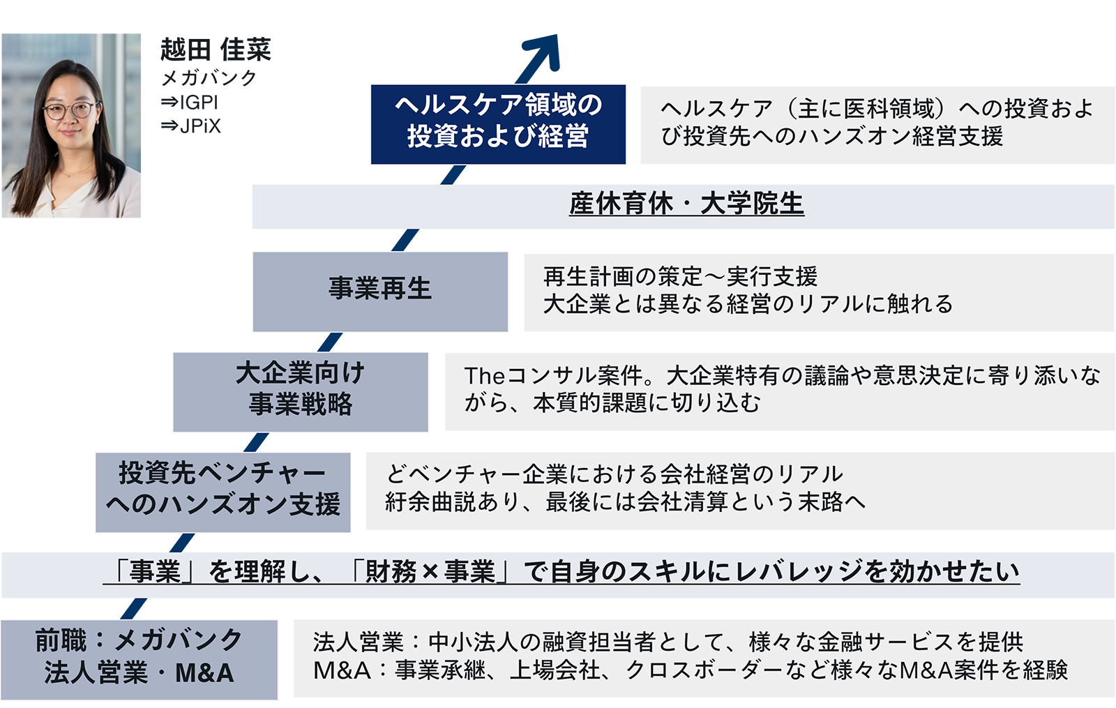 キャリアステップ図表